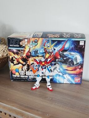 Built HGBF 1/144 Try Burning Gundam - Complete w/ Accessories & Manual